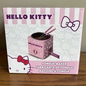Hello Kitty Sanrio Fondue Maker -‎ Brand New In Box. Includes 4 Fondue Forks